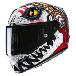 Kask integralny HJC RPHA 12 KEPINA WHITE/RED biały czerwony