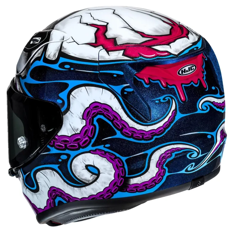 Kask integralny HJC RPHA 12 KRAKEN WHITE/BLUE biały niebieski