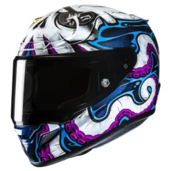Kask integralny HJC RPHA 12 KRAKEN WHITE/BLUE biały niebieski