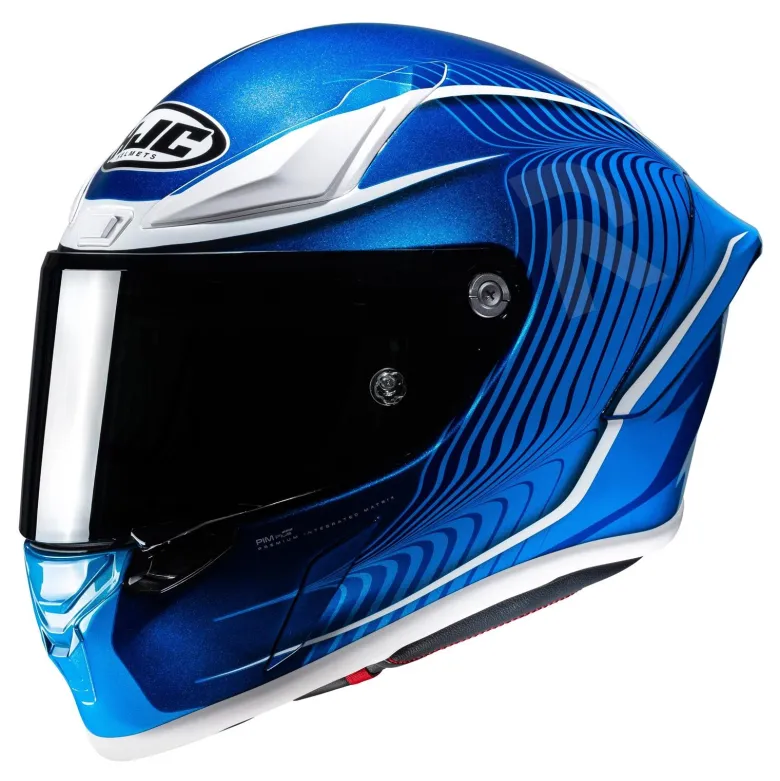Kask integralny HJC RPHA 1 LOVIS BLUE niebieski biały