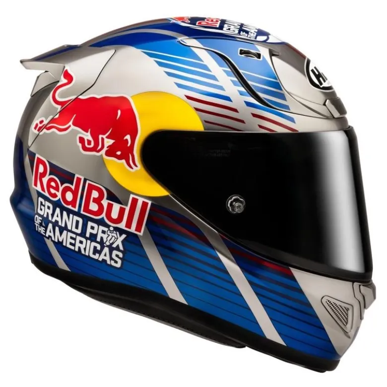 Kask integralny HJC RPHA 12 RED BULL AUSTIN GP 2 niebieski żółty czerwony