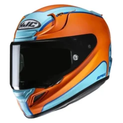Kask integralny HJC RPHA 12 RESPON ORANGE/BLUE pomarańczowy niebieski