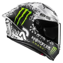 Kask integralny HJC RPHA 1 V2 CARBON QUARTARARO SNOW DIABLO REPLICA BLACK/WHITE czarny biały
