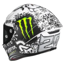 Kask integralny HJC RPHA 1 V2 CARBON QUARTARARO SNOW DIABLO REPLICA BLACK/WHITE czarny biały