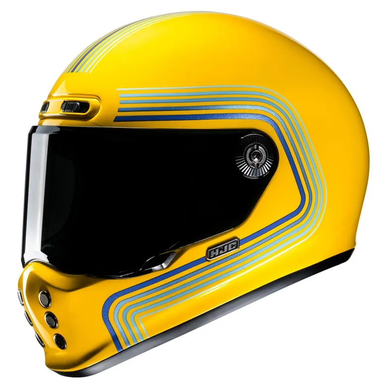 Kask integralny HJC V10 FONI YELLOW/GREY żółty szary