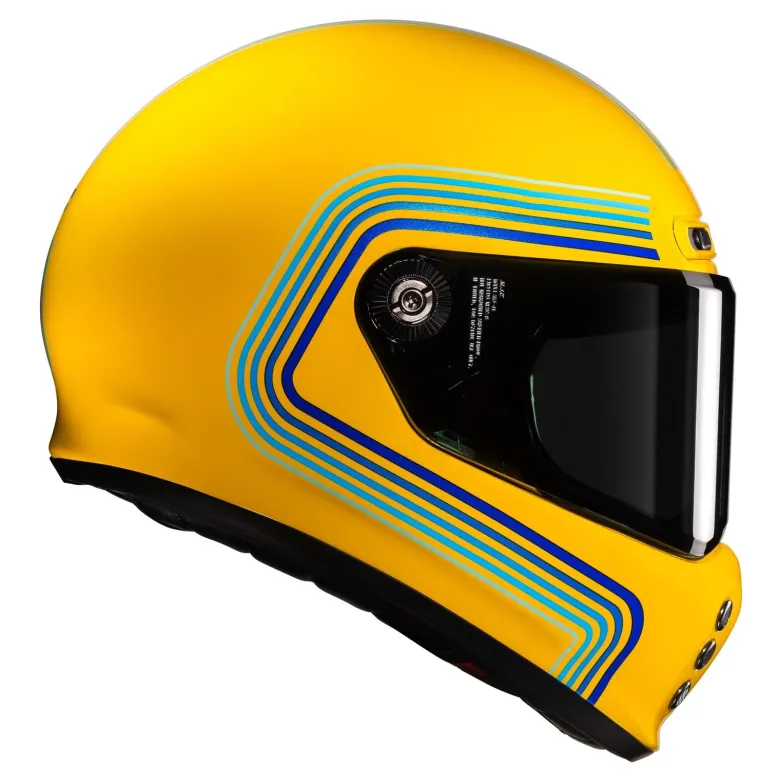 Kask integralny HJC V10 FONI YELLOW/GREY żółty szary