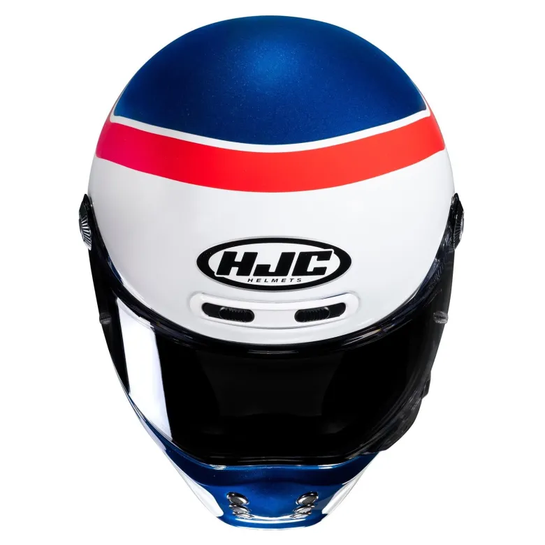 Kask integralny HJC V10 GRAPE BLUE/RED niebieski czerwony biały