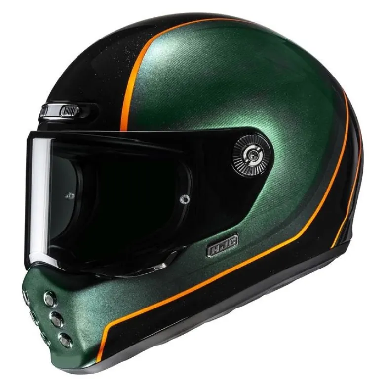 Kask integralny HJC V10 HODU GREEN/BLACK zielony czarny