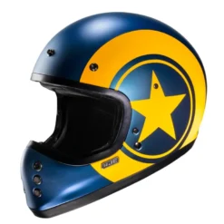 Kask integralny HJC V60 NYX BLUE/YELLOW niebieski żółty
