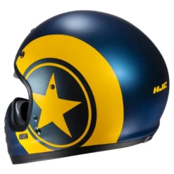 Kask integralny HJC V60 NYX BLUE/YELLOW niebieski żółty