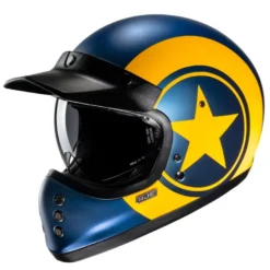 Kask integralny HJC V60 NYX BLUE/YELLOW niebieski żółty