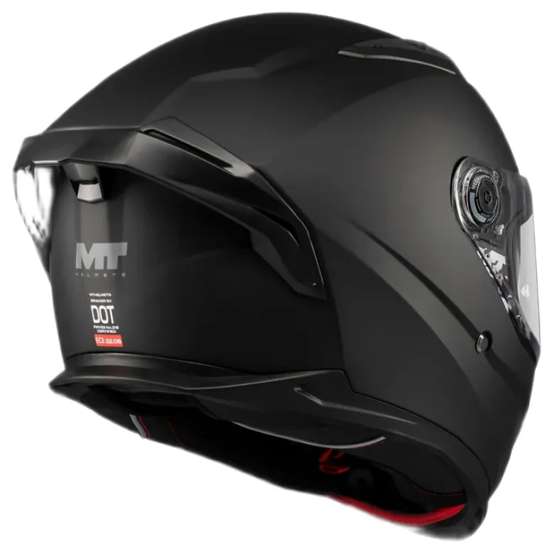 Kask integralny MT BRAKER SV PURE MATT BLACK czarny mat