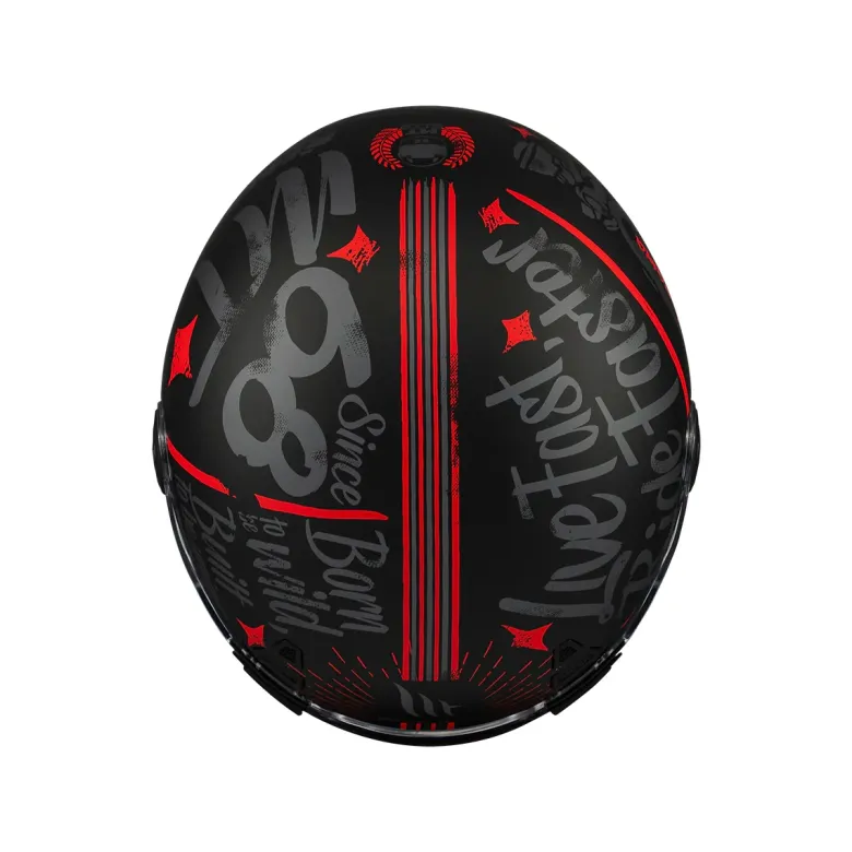 Kask integralny MT JARAMA SV ART. BLACK/RED czarny czerwony