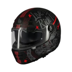 Kask integralny MT JARAMA SV ART. BLACK/RED czarny czerwony