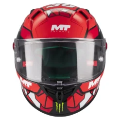 Kask integralny MT KRE+ S PIQUERAS BLACK/RED czarny czerwony