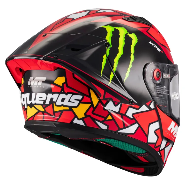 Kask integralny MT KRE+ S PIQUERAS BLACK/RED czarny czerwony