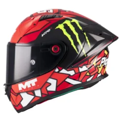 Kask integralny MT KRE+ S PIQUERAS BLACK/RED czarny czerwony