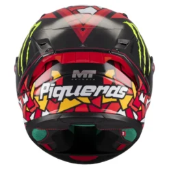 Kask integralny MT KRE+ S PIQUERAS BLACK/RED czarny czerwony