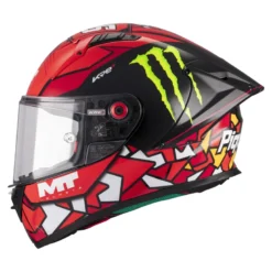 Kask integralny MT KRE+ S PIQUERAS BLACK/RED czarny czerwony
