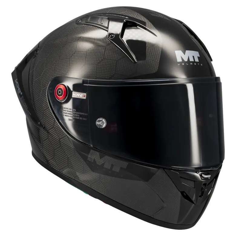 Kask integralny MT KRE+ S PURE GLOSS CARBON/BLACK