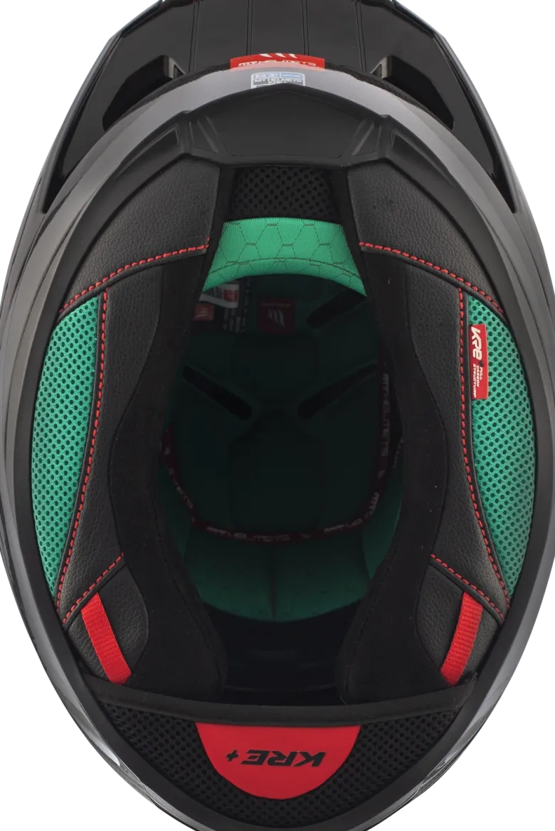 Kask integralny MT KRE+ S SOLID GLOSS CARBON/BLACK czarny