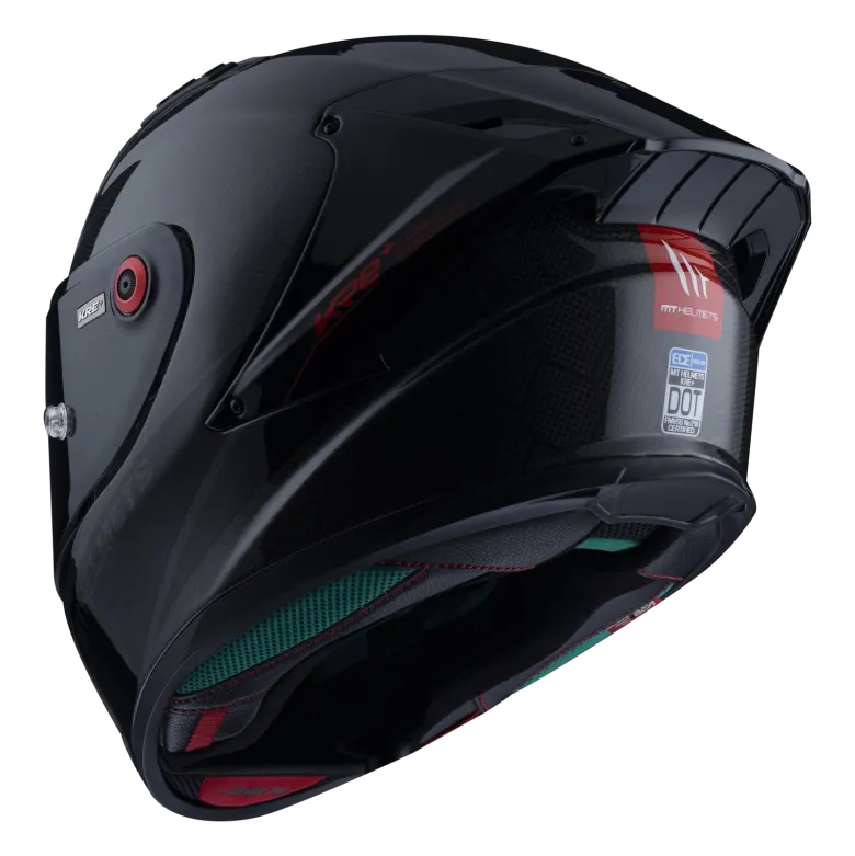 Kask integralny MT KRE+ S SOLID GLOSS CARBON/BLACK czarny