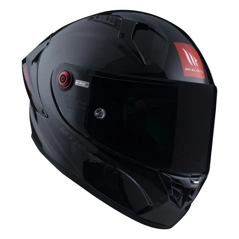 Kask integralny MT KRE+ S SOLID GLOSS CARBON/BLACK czarny
