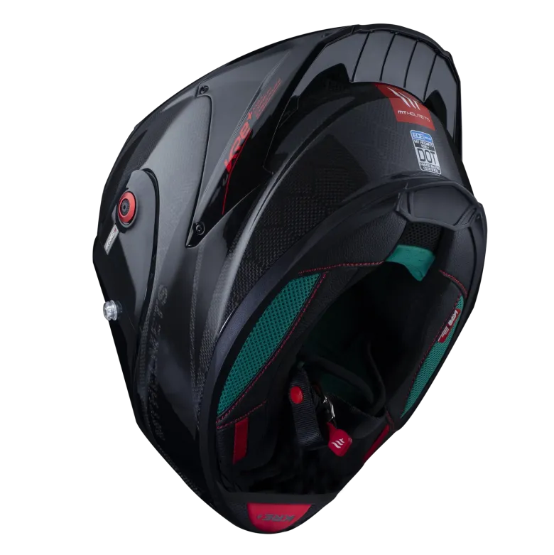 Kask integralny MT KRE+ S SOLID GLOSS CARBON/BLACK czarny