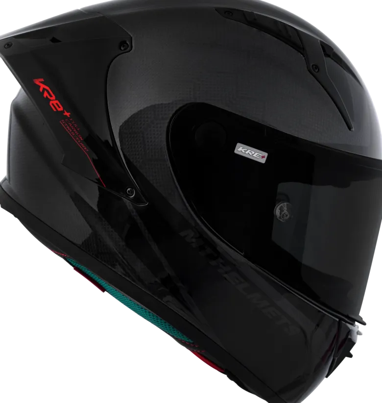 Kask integralny MT KRE+ S SOLID GLOSS CARBON/BLACK czarny