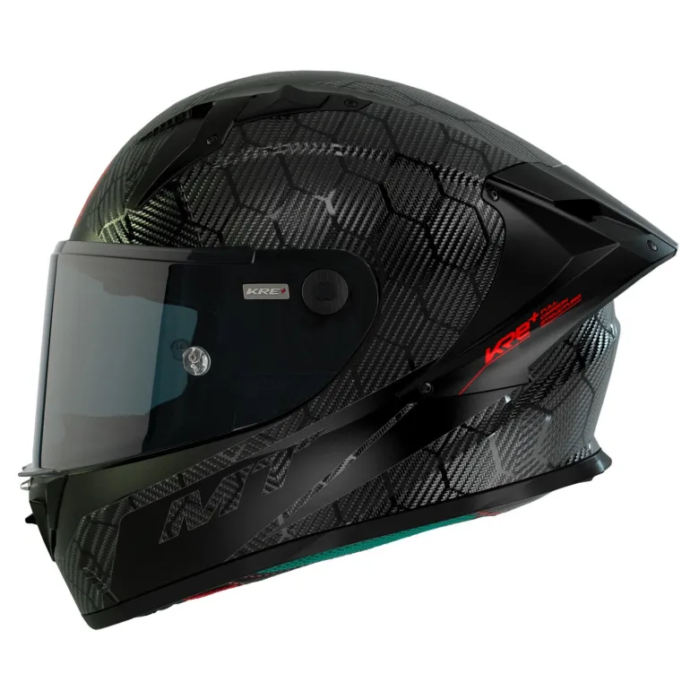 Kask integralny MT KRE+ S SOLID GLOSS CARBON/BLACK czarny