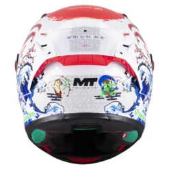 Kask integralny MT KRE+ S YAMANAKA RED/WHITE/BLUE czarny biały niebieski