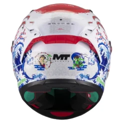 Kask integralny MT KRE+ S YAMANAKA RED/WHITE/BLUE czarny biały niebieski