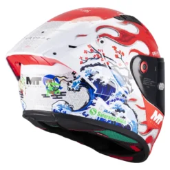 Kask integralny MT KRE+ S YAMANAKA RED/WHITE/BLUE czarny biały niebieski