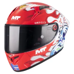 Kask integralny MT KRE+ S YAMANAKA RED/WHITE/BLUE czarny biały niebieski