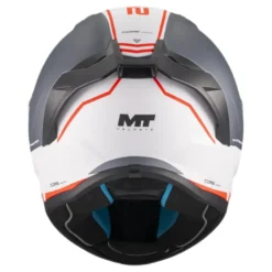 Kask integralny MT STINGER 2 CORE GREY/WHITE/RED biały szary czerwony