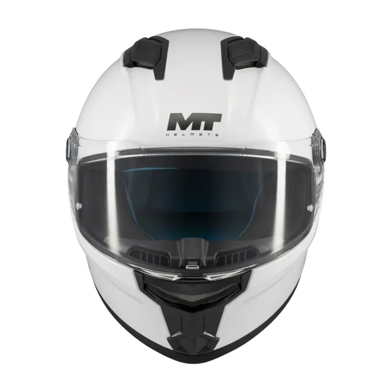 Kask integralny MT STINGER 2 PURE GLOSS PEARL WHITE biały