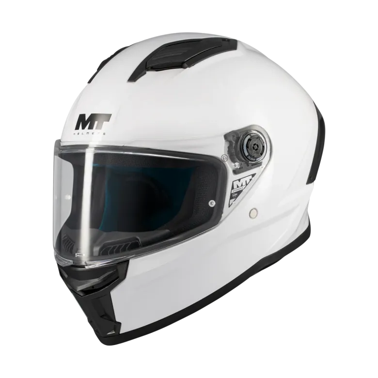 Kask integralny MT STINGER 2 PURE GLOSS PEARL WHITE biały