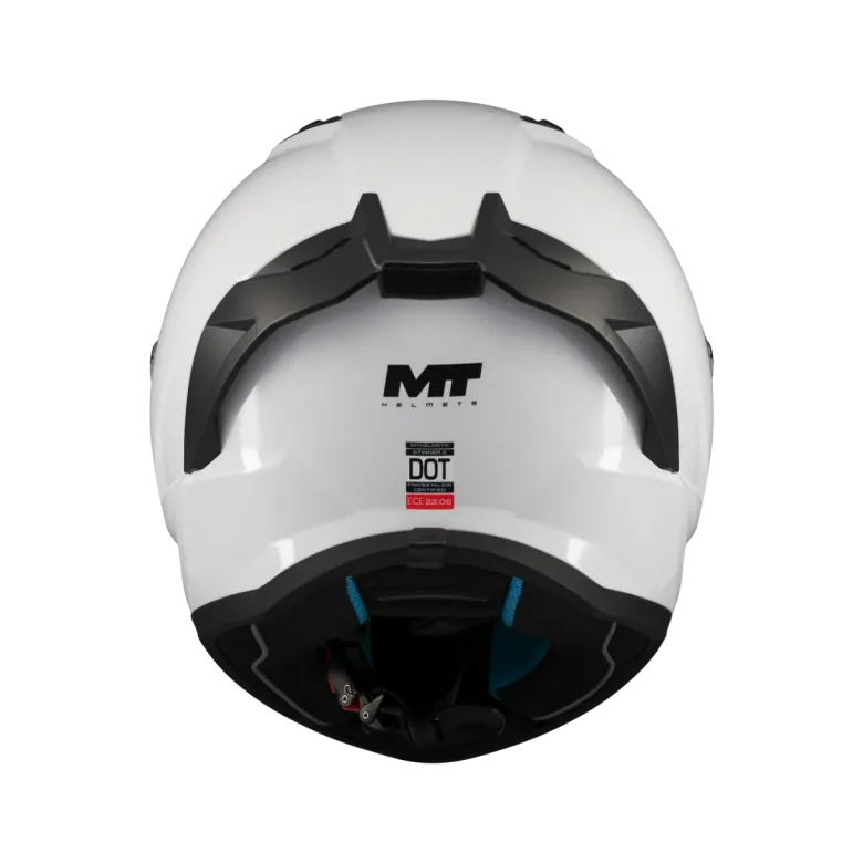 Kask integralny MT STINGER 2 PURE GLOSS PEARL WHITE biały