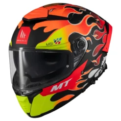 Kask integralny MT THUNDER 4 SV YAMANAKA 2024 czerwony żółty czarny