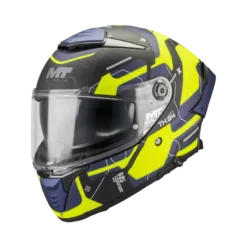 Kask integralny MT THUNDER 4 SV LUMEX BLACK/BLUE/YELLOW FLUO czarny niebieski żółty fluo
