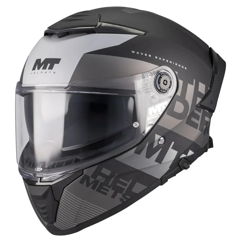 Kask integralny MT THUNDER 4 SV WAVES BLACK/GREY MATT czarny szary