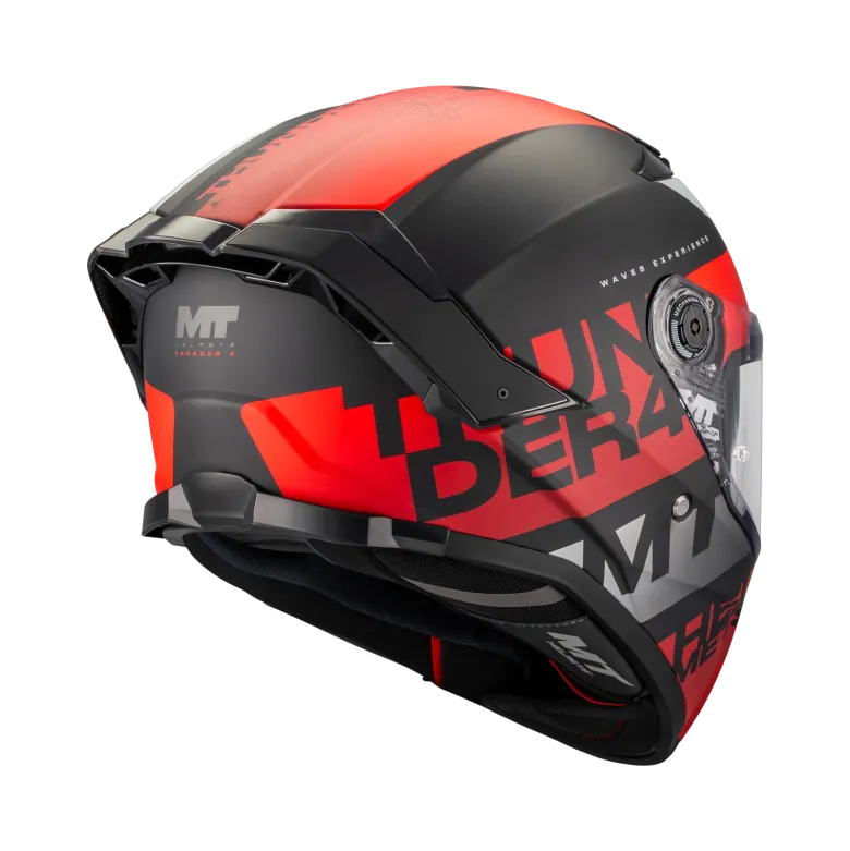 Kask integralny MT THUNDER 4 SV WAVES BLACK/RED/WHITE czarny czerwony biały