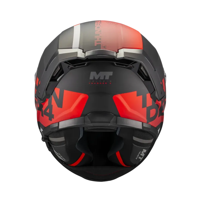 Kask integralny MT THUNDER 4 SV WAVES BLACK/RED/WHITE czarny czerwony biały