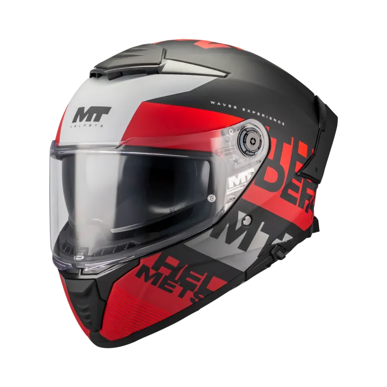 Kask integralny MT THUNDER 4 SV WAVES BLACK/RED/WHITE czarny czerwony biały