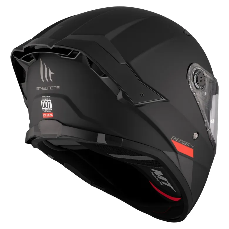 Kask integralny MT THUNDER 4 SV SOLID MATT BLACK czarny mat