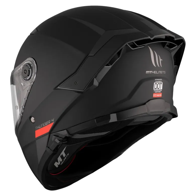 Kask integralny MT THUNDER 4 SV SOLID MATT BLACK czarny mat