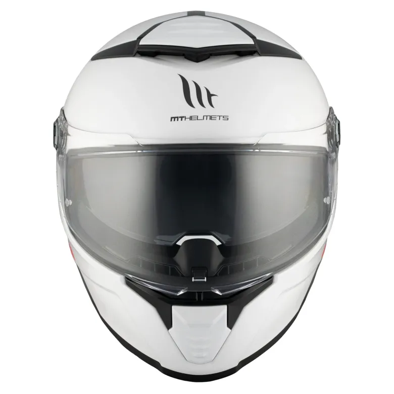 Kask integralny MT THUNDER 4 SV SOLID GLOSS PEARL WHITE biały