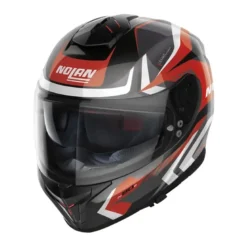 Kask integralny NOLAN N80-8 RUMBLE WHITE/BLACK/RED czerwony biały czarny szary