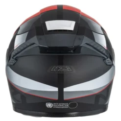 Kask integralny NZI EURUS 4 STREAM VANGUARD BLACK ANTRACITE RED TINTED MATT czarny szary czerwony