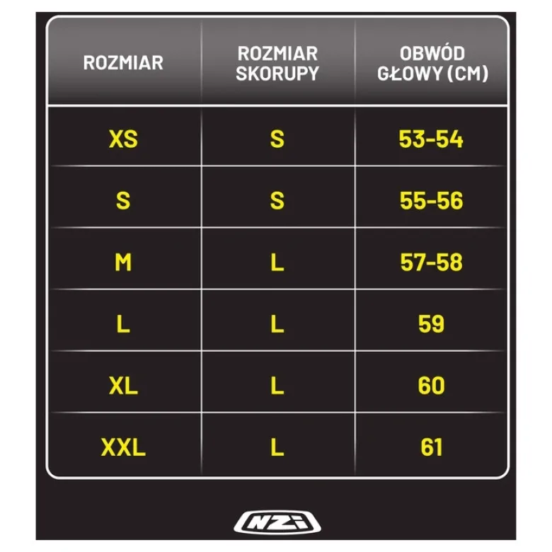 Kask integralny NZI EURUS 4 STREAM WHITE biały